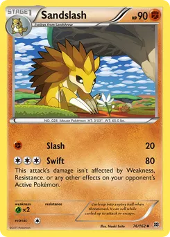 Sandslash #76, Reverse Foil