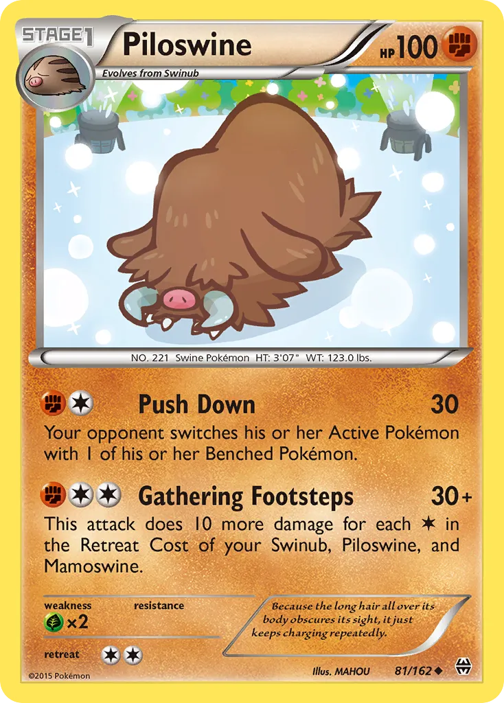 Piloswine #81, BREAKthrough