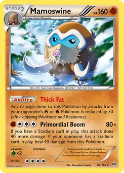 Mamoswine #82, Reverse Foil