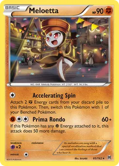 Meloetta #85, Reverse Foil
