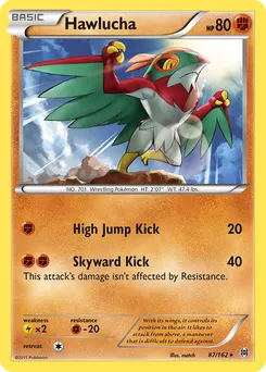 Hawlucha #87, Reverse Foil
