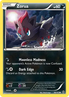 Zorua #89, Reverse Foil