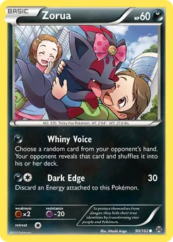 Zorua #90, Reverse Foil