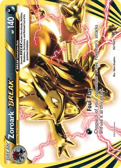 Zoroark BREAK #92, Inverted Back Error
