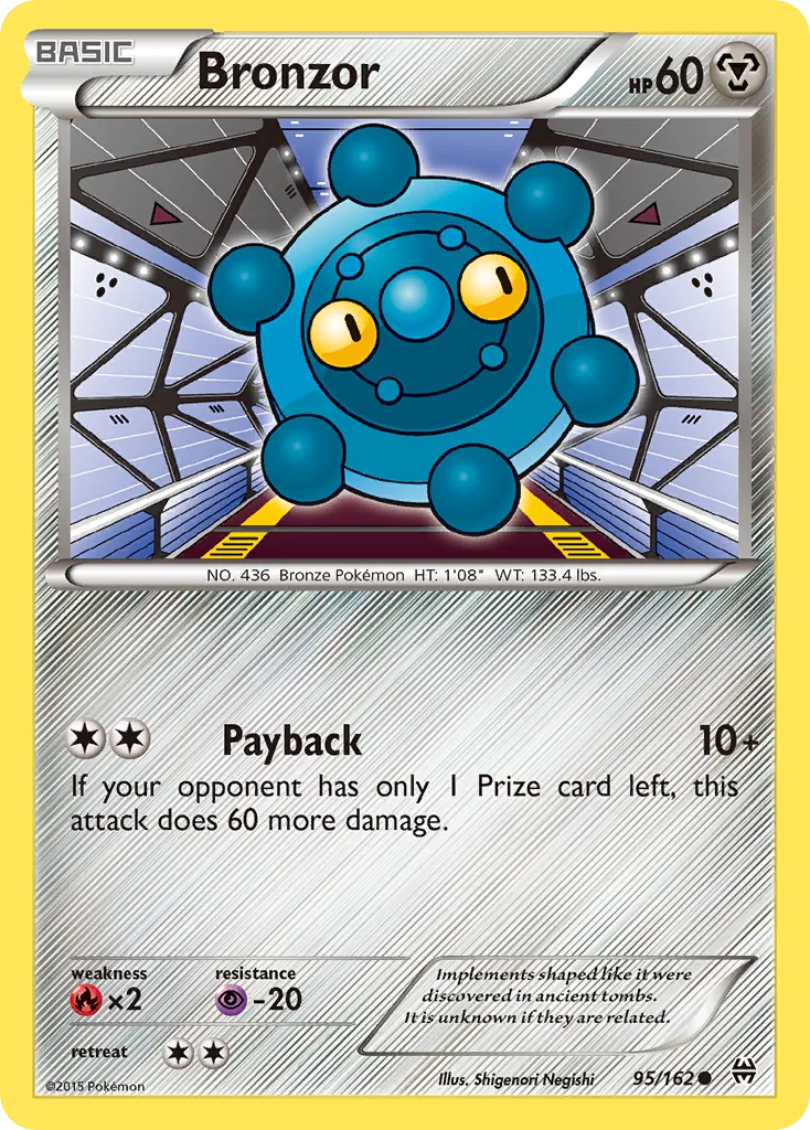 Bronzor #95, BREAKthrough Reverse Foil