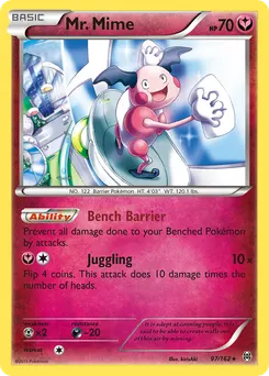 Mr. Mime #97, Reverse Foil