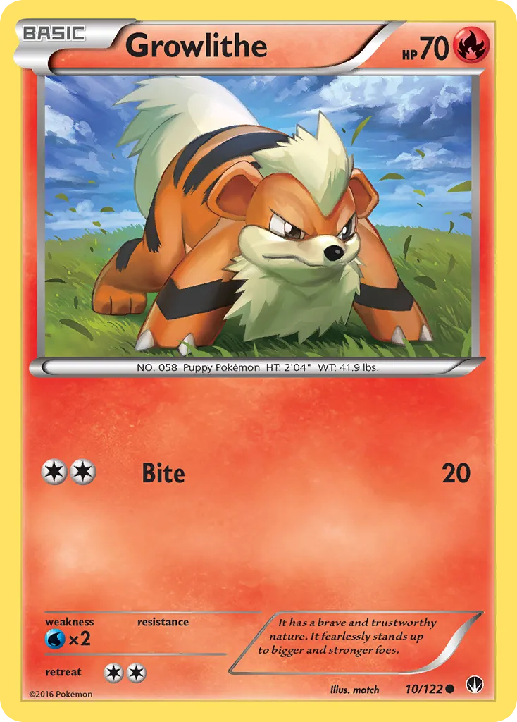 Growlithe #10, BREAKpoint
