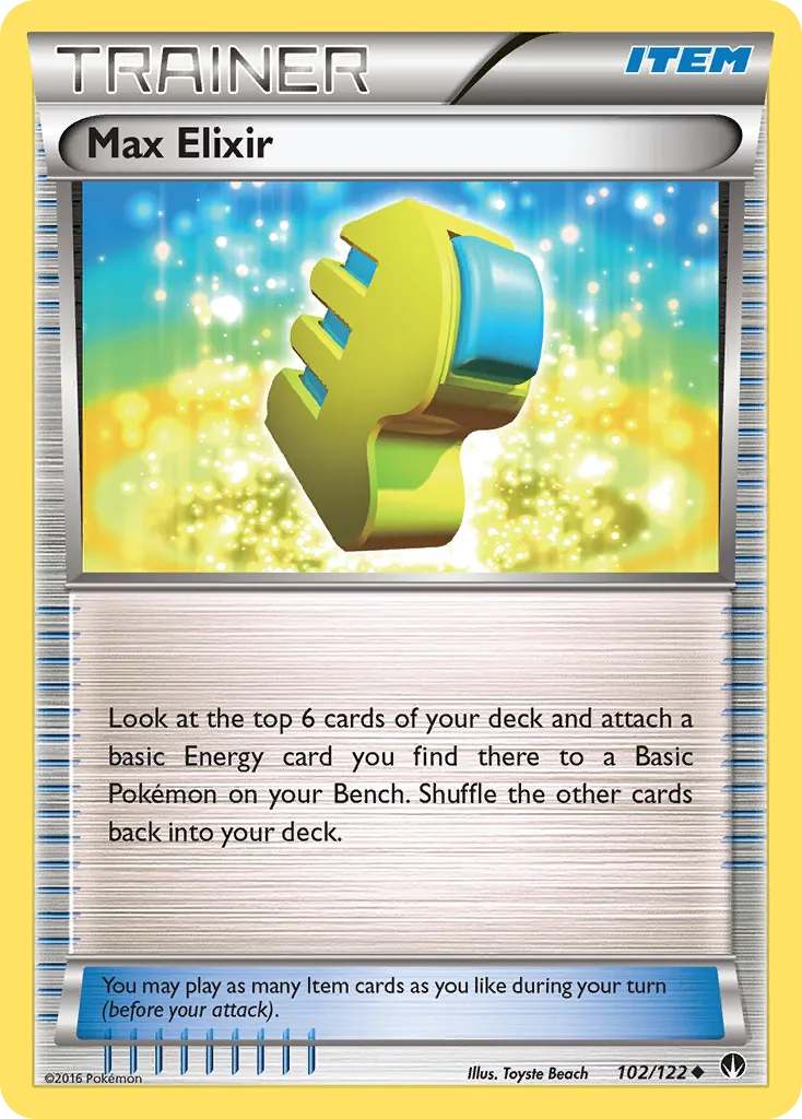 Max Elixir #102, BREAKpoint Reverse Foil