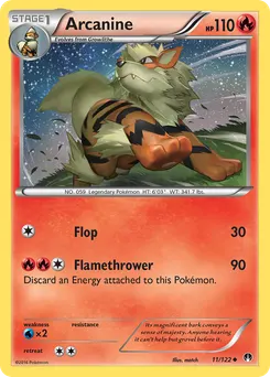 Arcanine #11, Reverse Foil