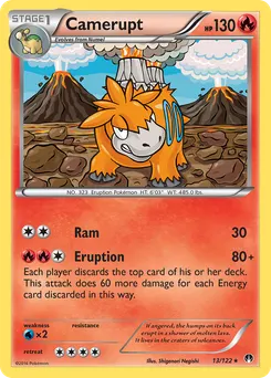 Camerupt #13, Reverse Foil