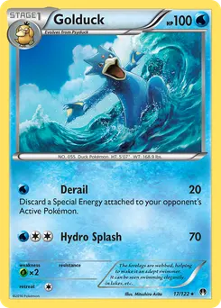Golduck #17, Reverse Foil