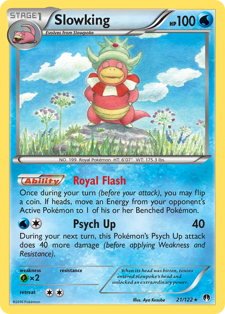 Slowking #21, BREAKpoint Reverse Foil