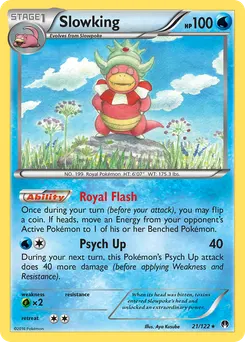Slowking #21, Cosmos-Legacy Evolution Pin Collection