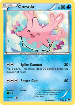 Corsola #29, Reverse Foil