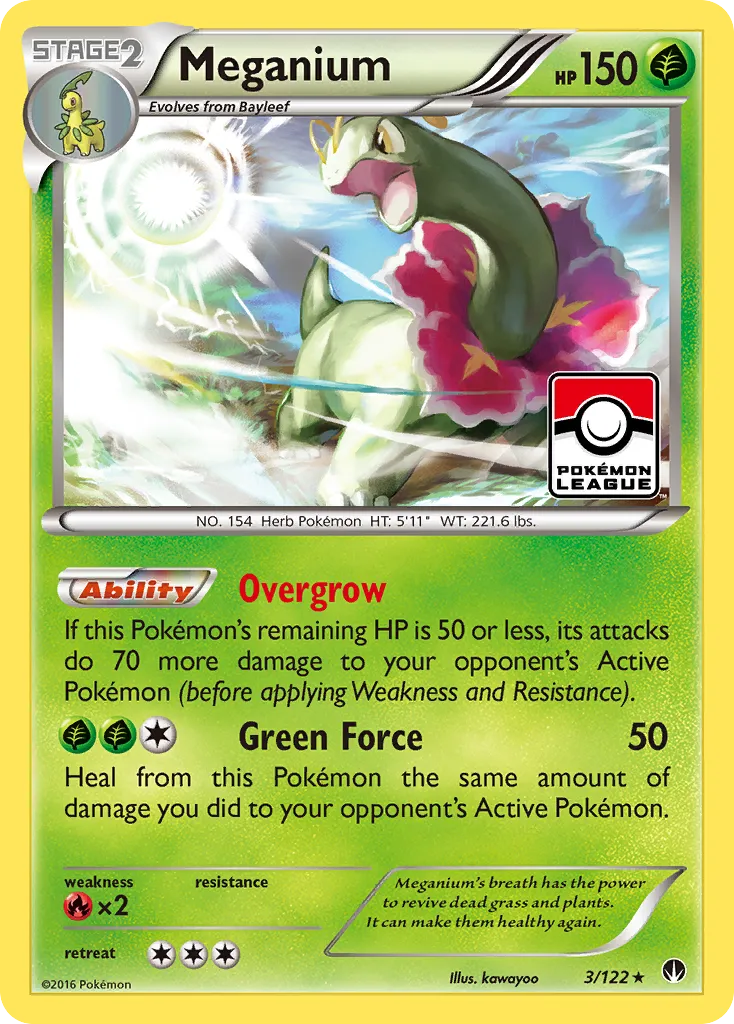 Meganium #3, BREAKpoint Cosmos-Sun & Moon Two Pack Blister