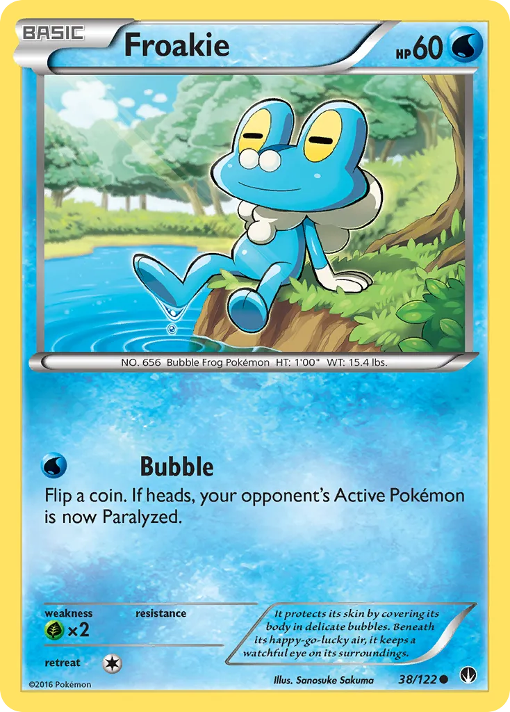 Froakie #38, BREAKpoint Reverse Foil