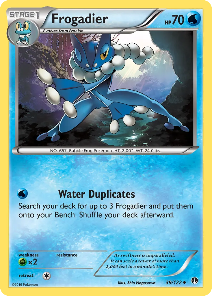 Frogadier #39, BREAKpoint Reverse Foil