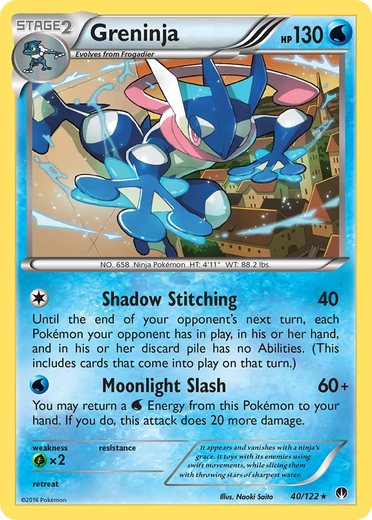 Greninja #40, BREAKpoint Cracked Ice