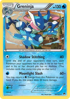 Greninja #40, Cracked Ice