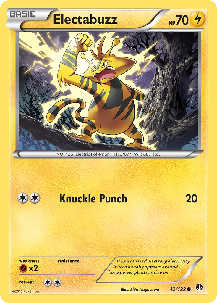 Electabuzz #42, BREAKpoint Reverse Foil