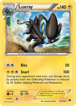 Luxray #46, Holo Cracked Ice