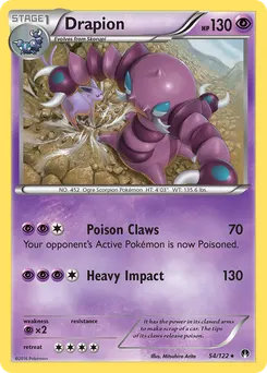 Drapion #54, Reverse Foil