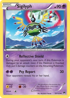 Sigilyph #55, Reverse Foil