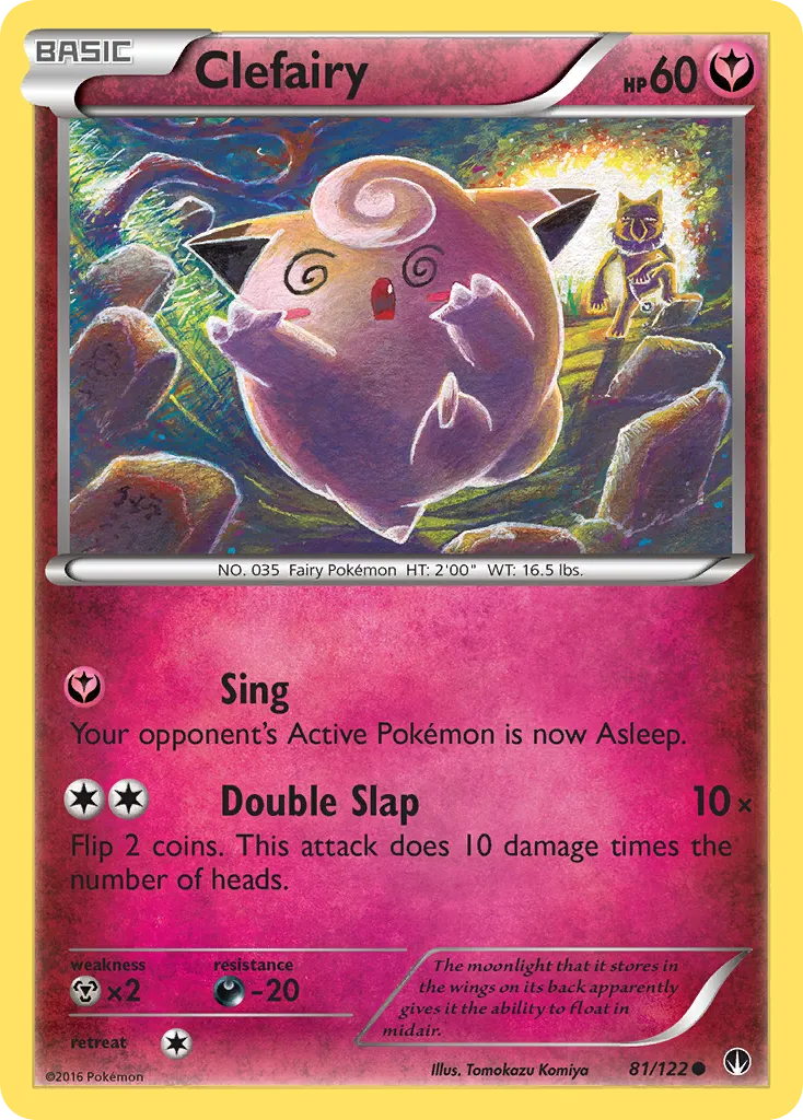 Clefairy #81, BREAKpoint Reverse Foil