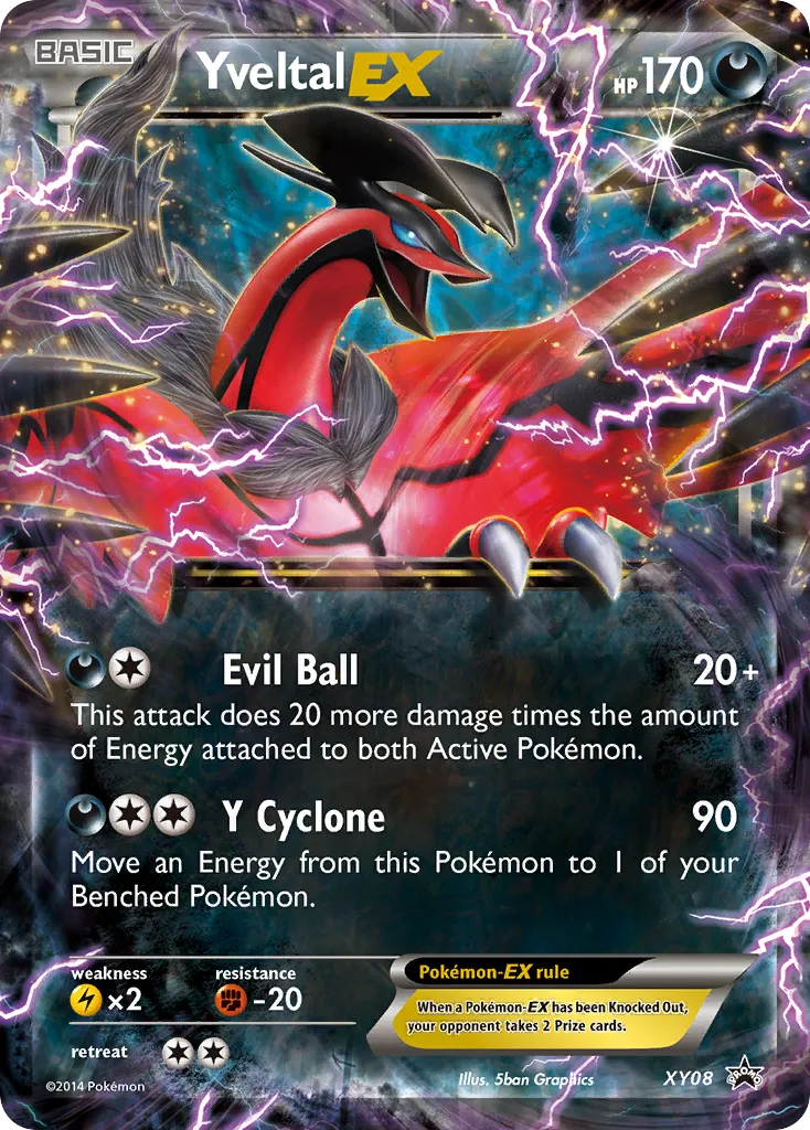 Yveltal-EX #XY08, XY Black Star Promos