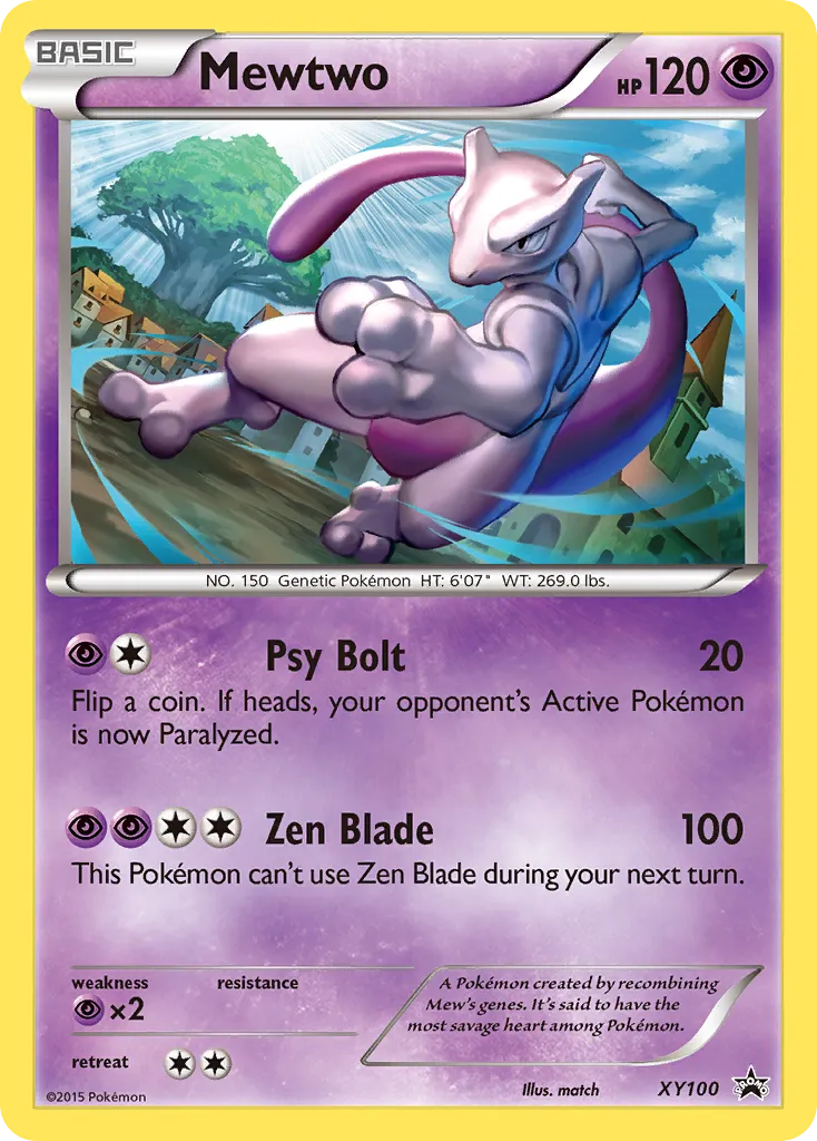 Mewtwo #XY100, XY Black Star Promos Mega Mewtwo Products