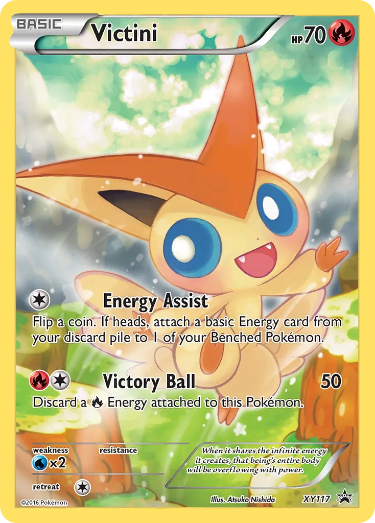 Victini #XY117, XY Black Star Promos Mythical Pokemon Collection