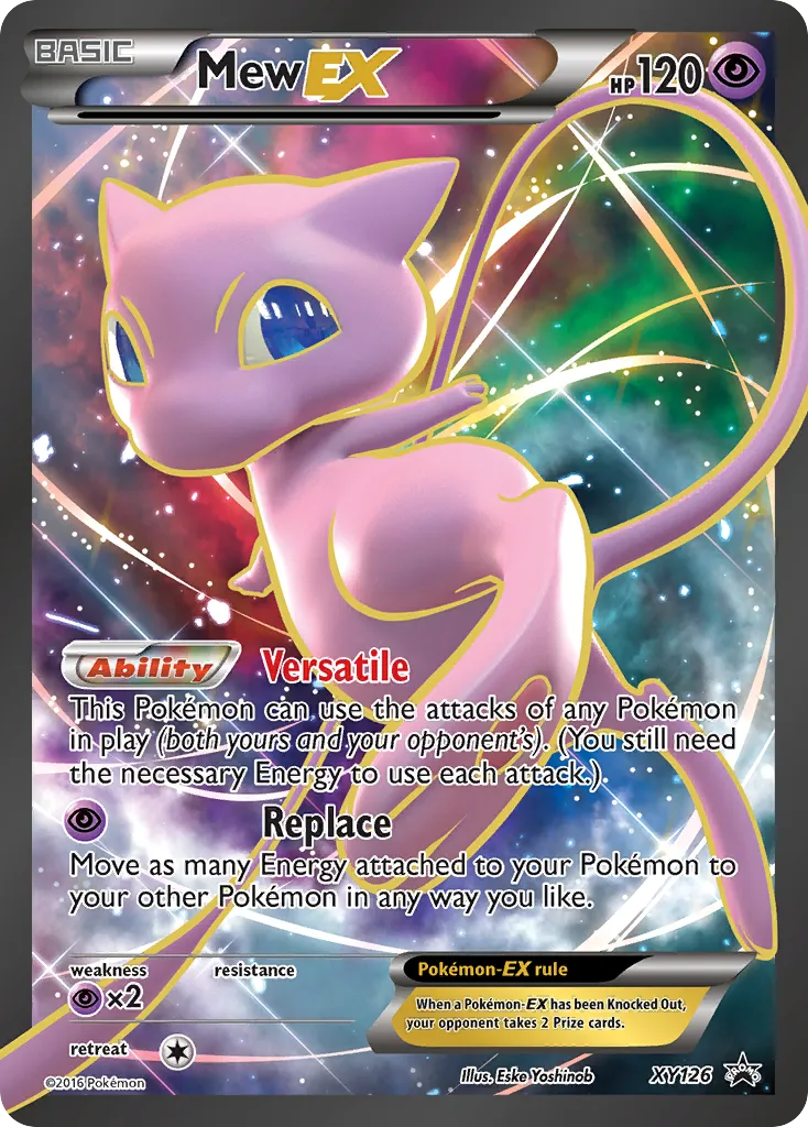 Mew-EX #XY126, XY Black Star Promos Super-Premium Collection