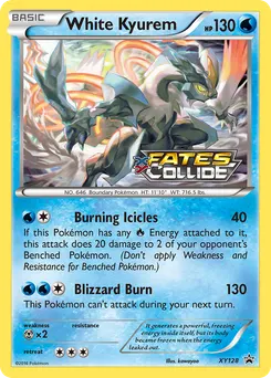 White Kyurem #XY128, Fates Collide
