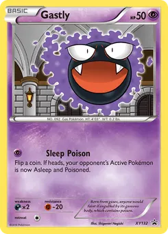Gastly #XY132, Fates Collide Blisters