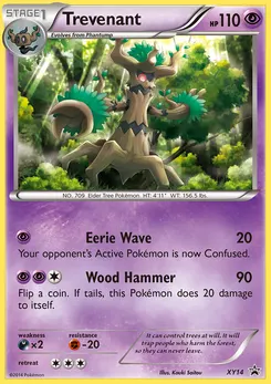 Trevenant #XY14, Furious Fists Blisters