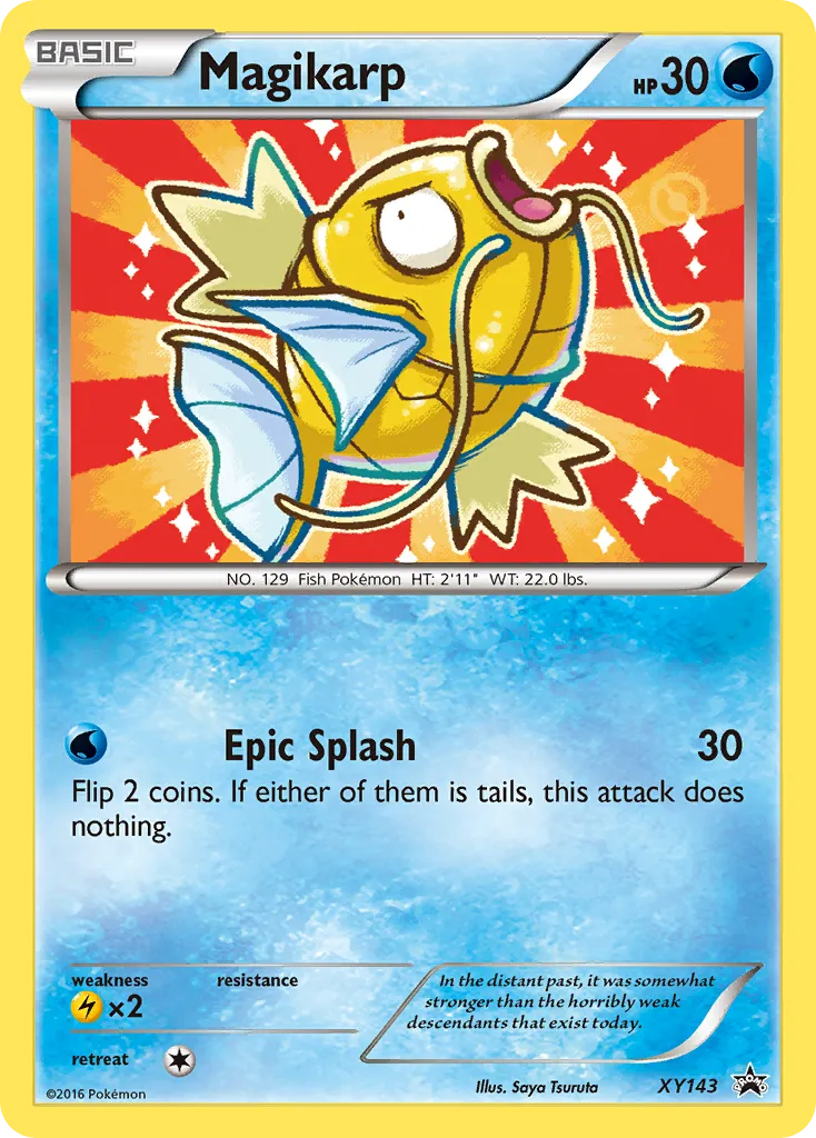 Magikarp #XY143, XY Black Star Promos Shiny Mega Gyarados