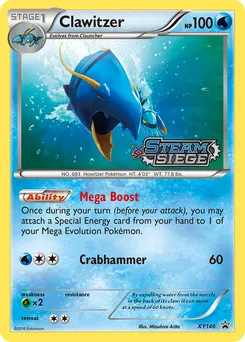 Clawitzer #XY146, Steam Siege