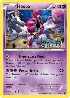 Hoopa #XY147, Steam Siege