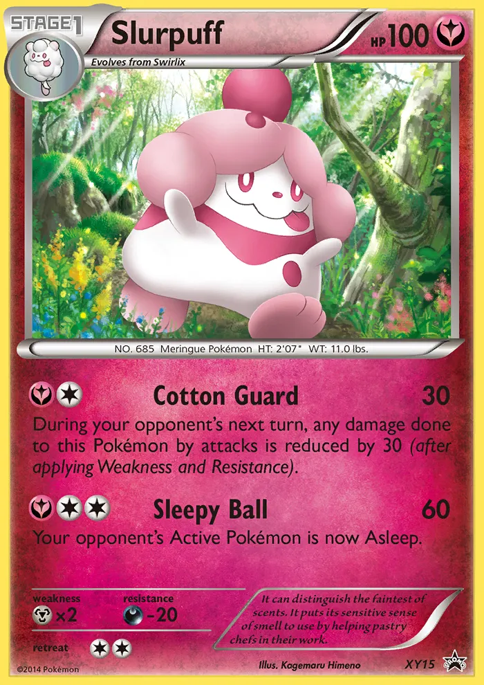 Slurpuff #XY15, XY Black Star Promos Furious Fists Blisters
