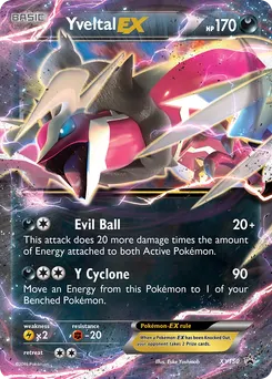Yveltal-EX #XY150, Shiny Kalos Tin