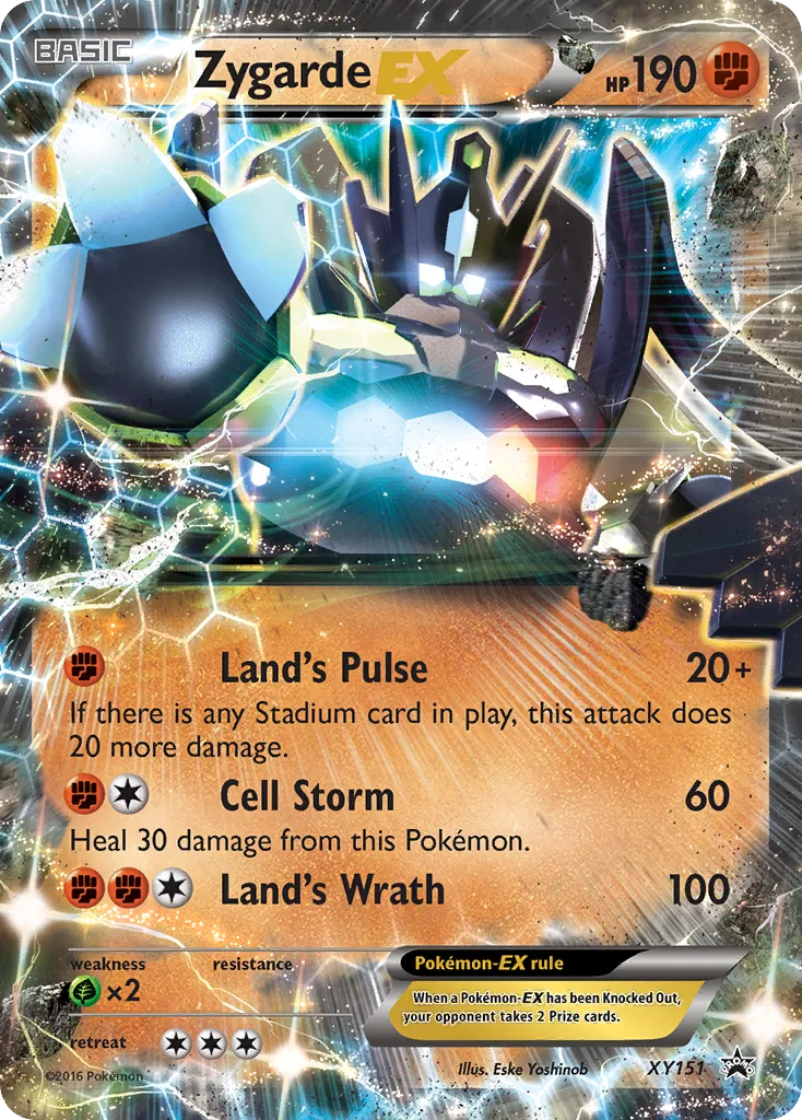 Zygarde-EX #XY151, XY Black Star Promos