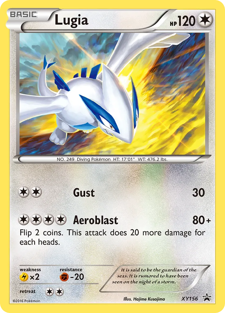 Lugia #XY156, XY Black Star Promos Break Evolution Box