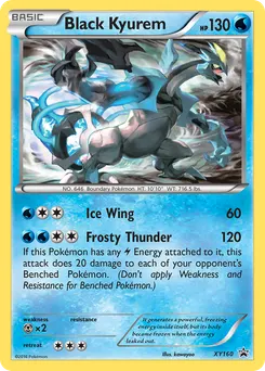 Black Kyurem #XY160, Evolutions Three Pack Blisters