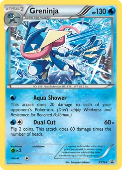 Greninja #XY162, Evolutions Single Pack Blisters