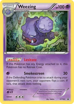 Weezing #XY163, Evolutions Single Pack Blisters