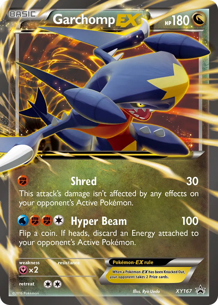 Garchomp-EX #XY167, XY Black Star Promos Premium Collection