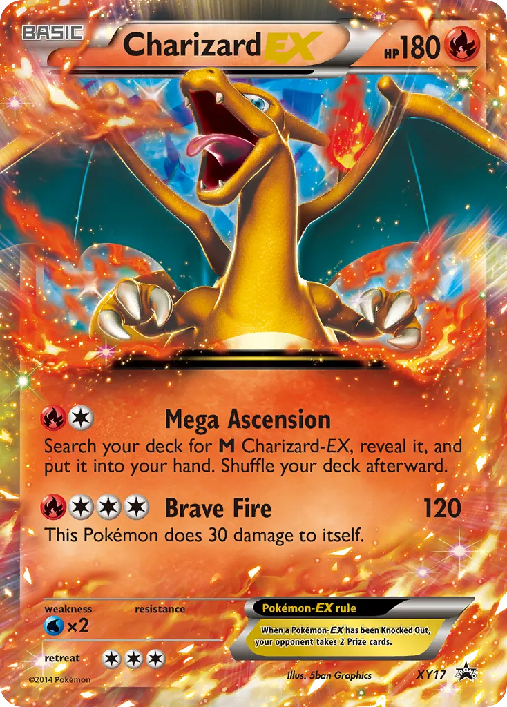 Charizard-EX #XY17, XY Black Star Promos