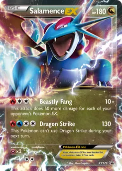 Salamence-EX #XY170, Mega Salamence EX Premium Collection