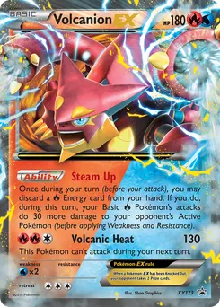 Volcanion-EX #XY173, Battle Heart Tins