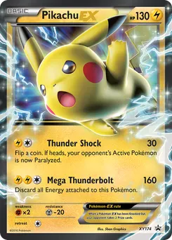 Pikachu-EX #XY174, Pikachu-EX Challenge Box-Jumbo